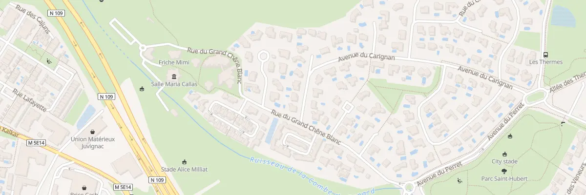Plan du 3 Av du Carignan à Juvignac
