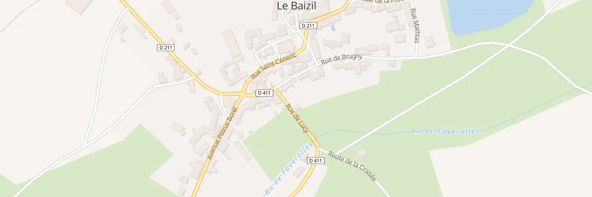 Plan du 9 Rue de Brugny au Baizil
