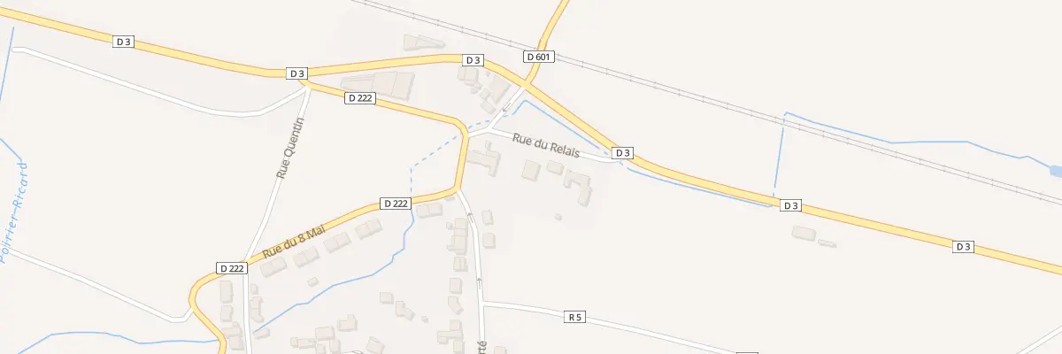 Plan du 7 Rue du Relais à Œuilly