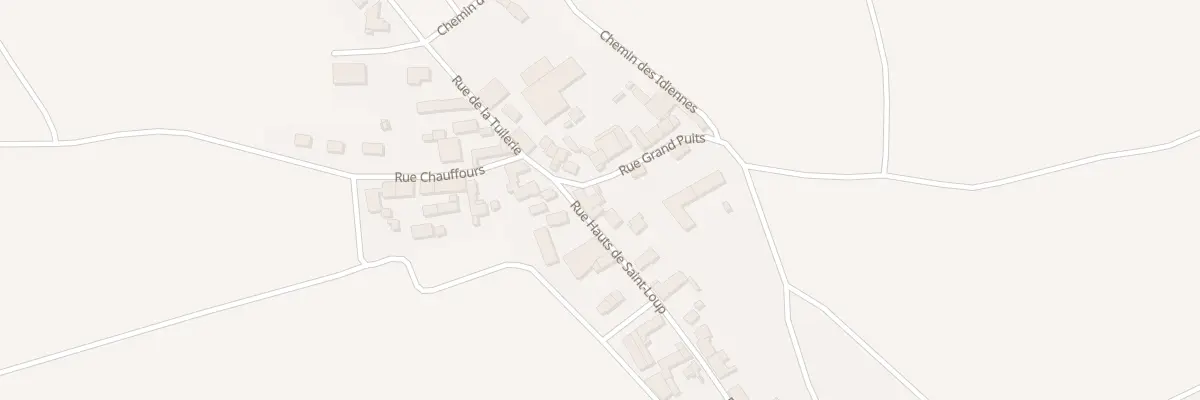 Plan du 1 Rue Grands Puits à Villevenard