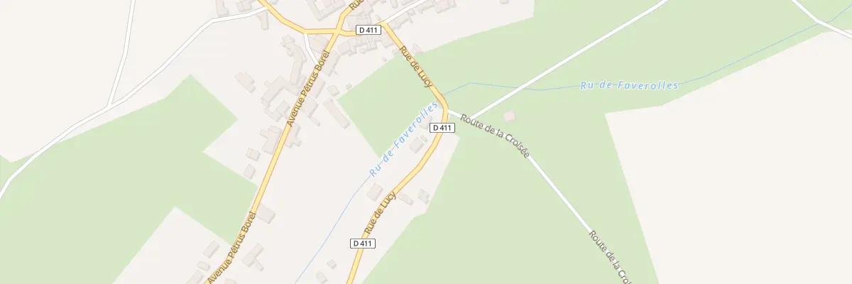 Plan du 5001 Rue de Lucy au Baizil