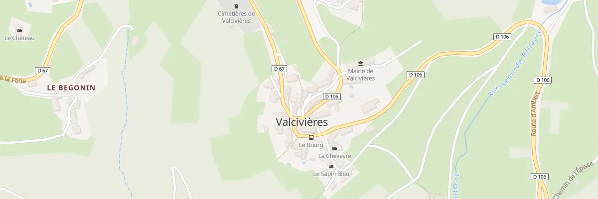 Plan du 5078 Le Bourg à Valcivières