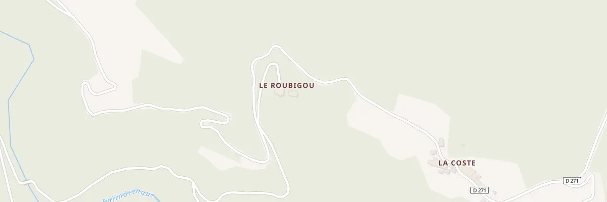 Plan du 5073 Le Roubigou à Soudorgues