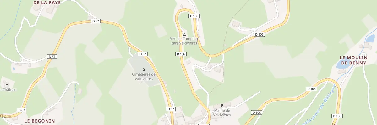 Plan du 5113 Les Cuberts à Valcivières