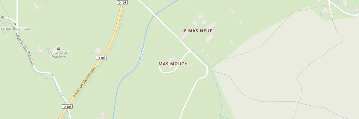Plan du 5218F Pradines à Montoulieu
