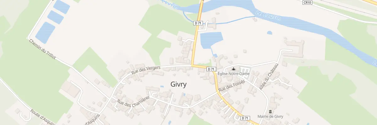 Plan du 2 Rue des Vergers à Givry