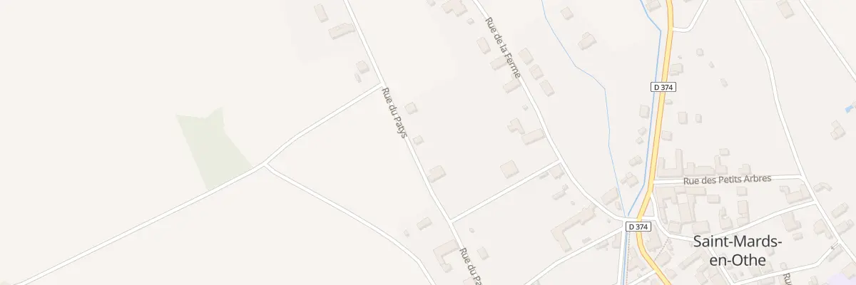 Plan du 4 Rue du Patys à Saint-Mards-en-Othe