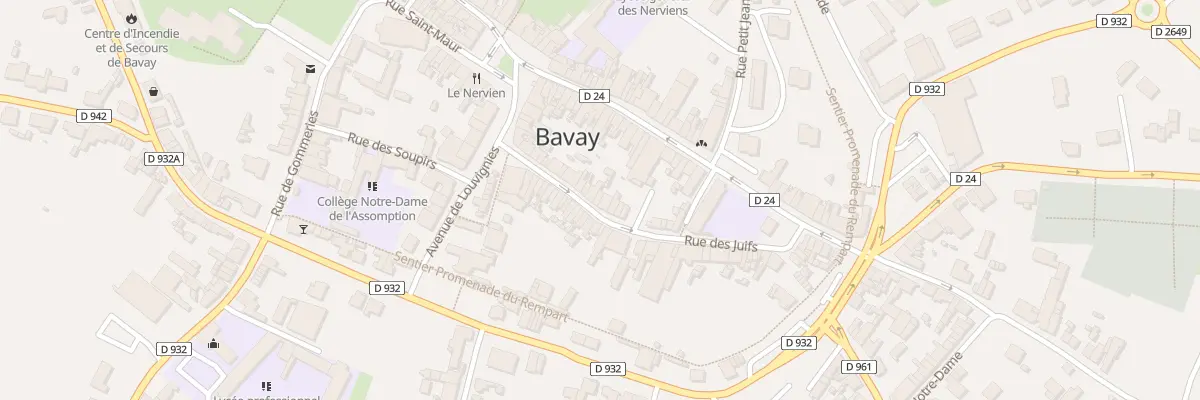 Plan du 21 Rue des Juifs à Bavay