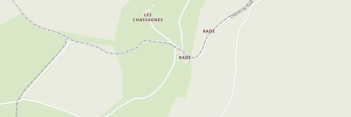 Plan du 2357 Che de Rade à Saint-Bonnet-des-Quarts