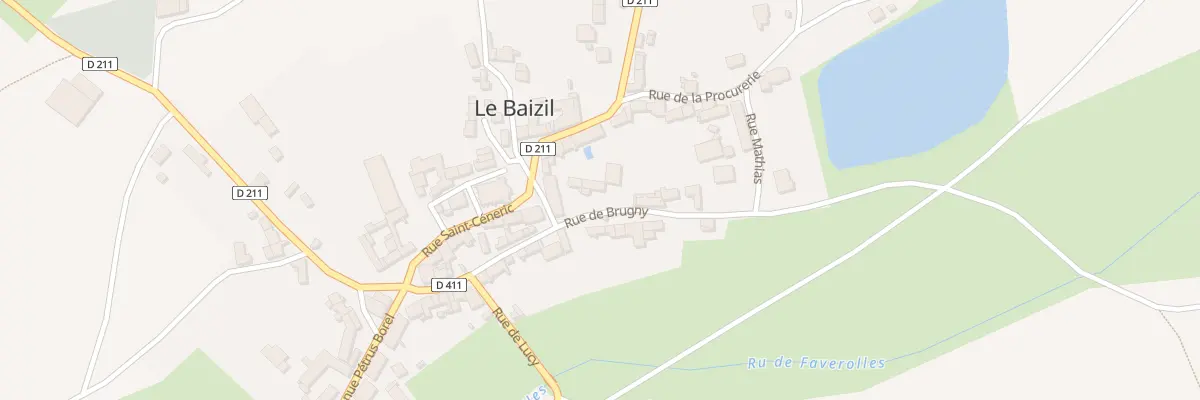Plan du 16 Rue de Brugny au Baizil
