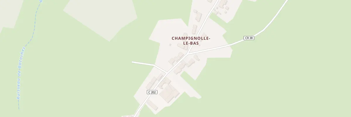 Plan du 28 Voie Romaine à Bazoches