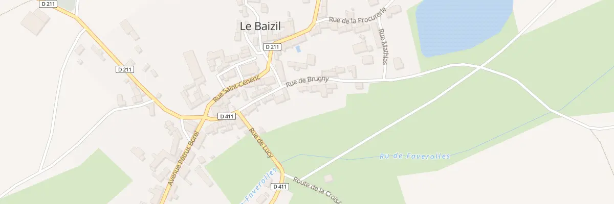 Plan du 21 Rue de Brugny au Baizil
