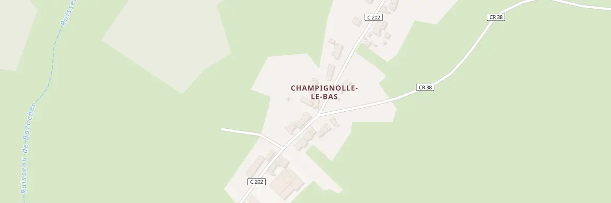 Plan du 22 Voie Romaine à Bazoches