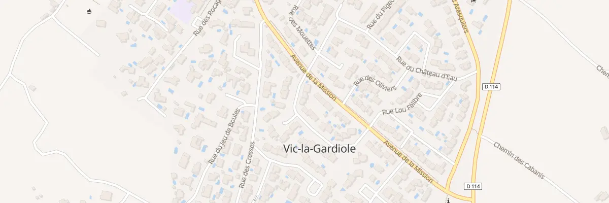 Plan du 5 Rue des Sarcelles à Vic-la-Gardiole
