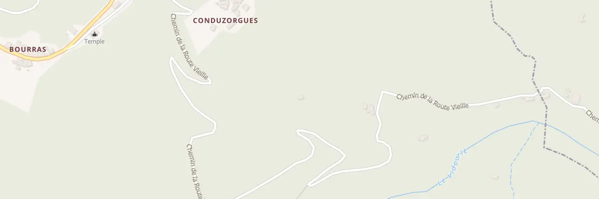 Plan du 5138 Conduzorgues à Saint-Roman-de-Codières