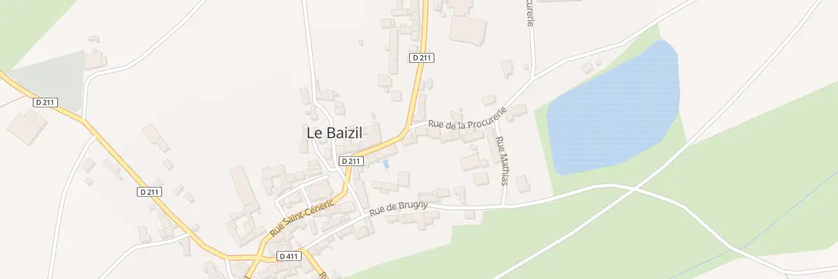 Plan du 1 Rue de la Procurerie au Baizil