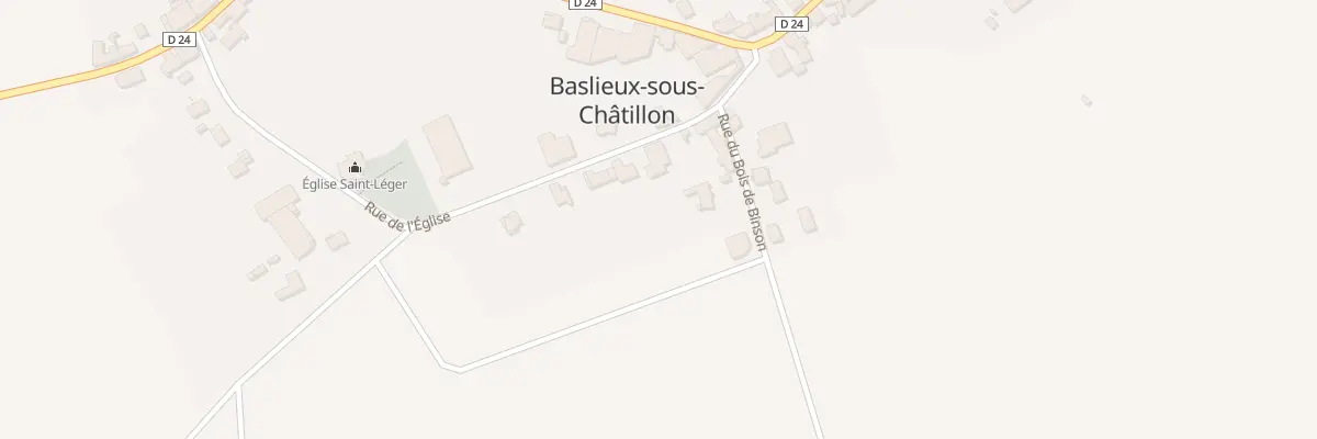 Plan du 4 Rue du Bois de Binson à Baslieux-sous-Châtillon