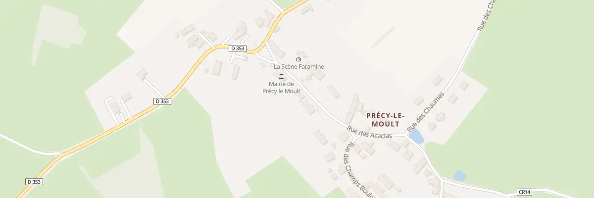 Plan du 4 Rue des Acacias à Pierre-Perthuis