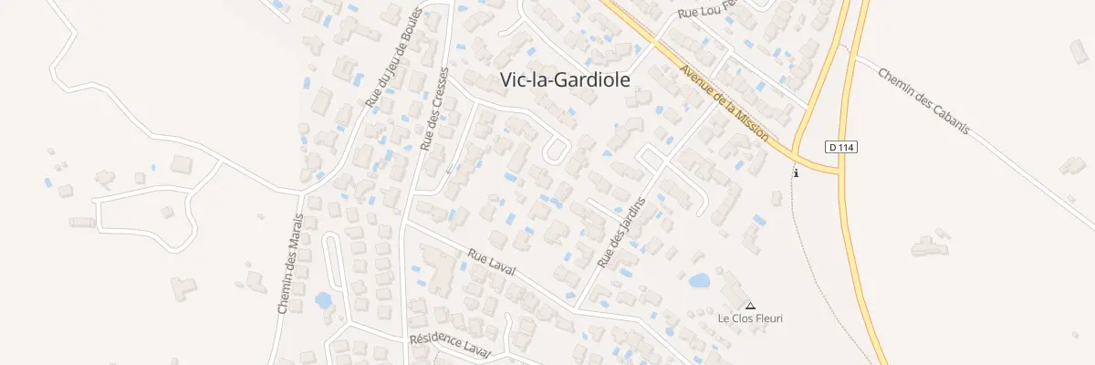 Plan du 10 Rue des Flamants Roses à Vic-la-Gardiole