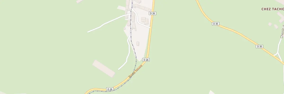 Plan du 258 Rte Neuve à Saint-Bonnet-des-Quarts