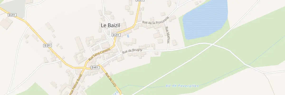 Plan du 20 Rue de Brugny au Baizil