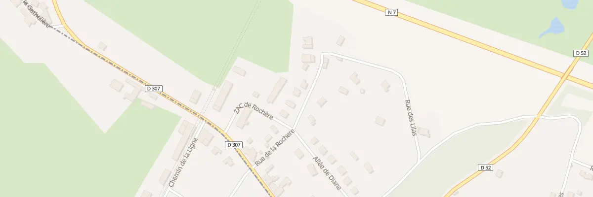 Plan du 9 Rue de Rochère à Saint-Martin-d’Estréaux