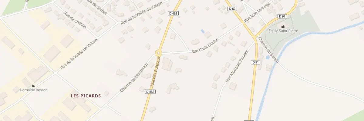 Plan du 11 Rue de la Croix Duche à Chablis