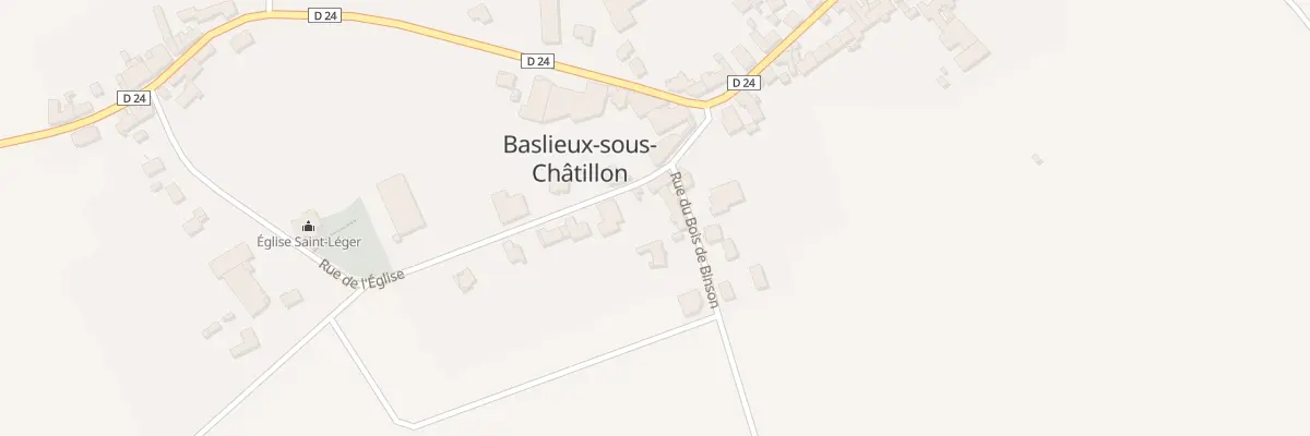 Plan du 2 Rue du Bois de Binson à Baslieux-sous-Châtillon
