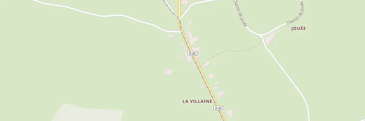 Plan du 83 La Villaine à Pouques-Lormes