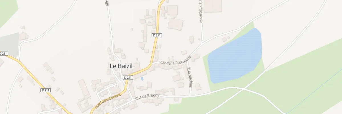 Plan du 4 Rue de la Procurerie au Baizil
