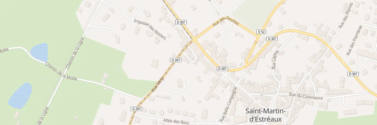 Plan de Pas Midy à Saint-Martin-d’Estréaux