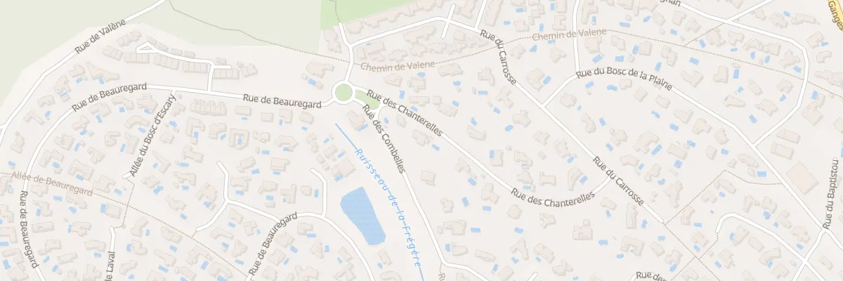Plan du 255 Rue des Chanterelles à Saint-Gély-du-Fesc