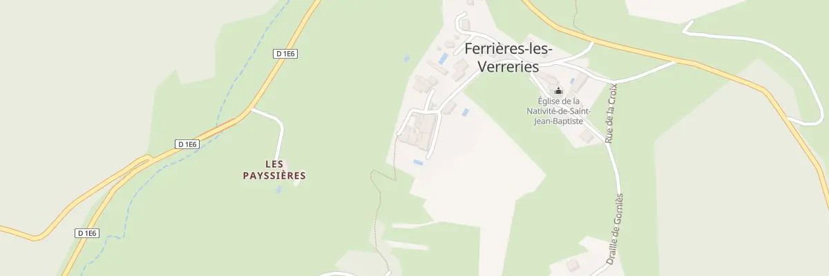 Plan du 225 Rue du vieux village à Ferrières-les-Verreries