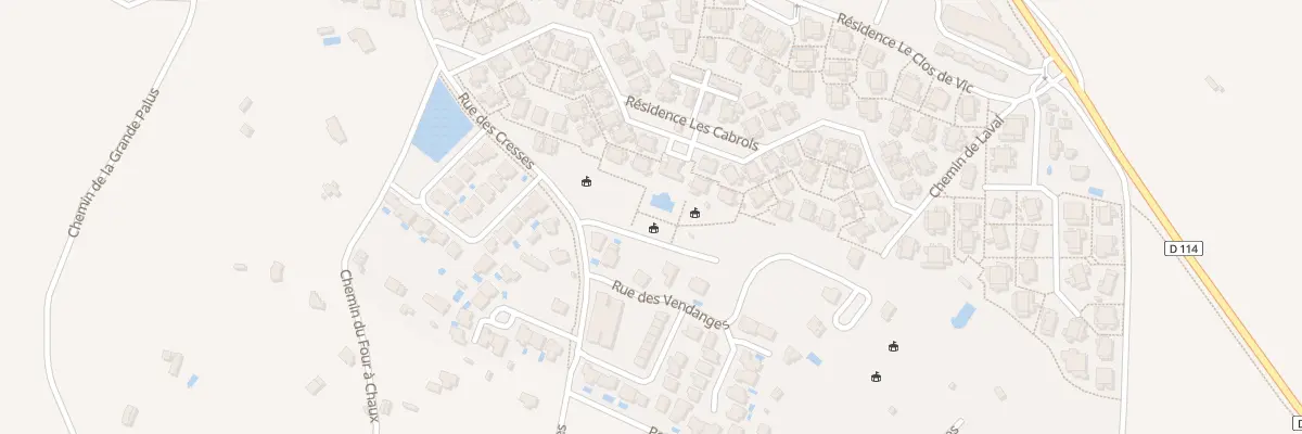 Plan du 15 Rue des Cresses à Vic-la-Gardiole