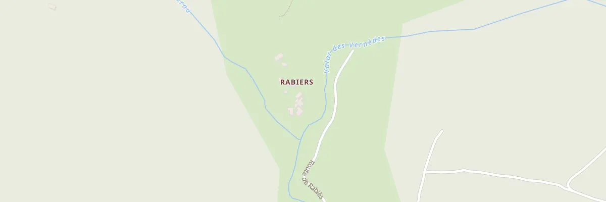 Plan du 2215 Rte de Rabiès à Saint-Privat-de-Vallongue