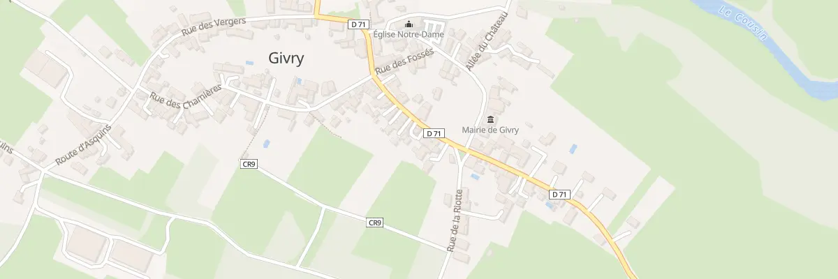 Plan du 30 Gr Grande Rue à Givry