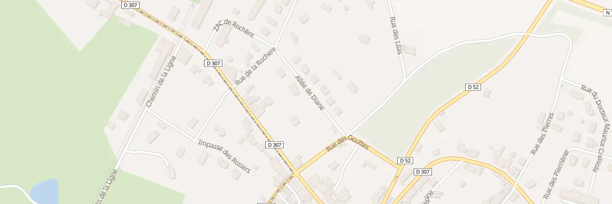 Plan du 1 All de Diane à Saint-Martin-d’Estréaux