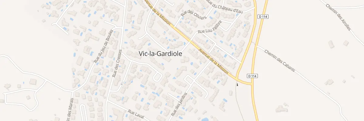 Plan du 20 Rue des Sarcelles à Vic-la-Gardiole