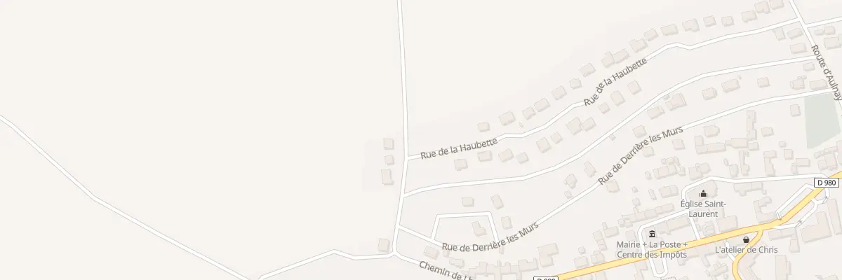 Plan du 42 Rue de la Haubette à Ville-en-Tardenois