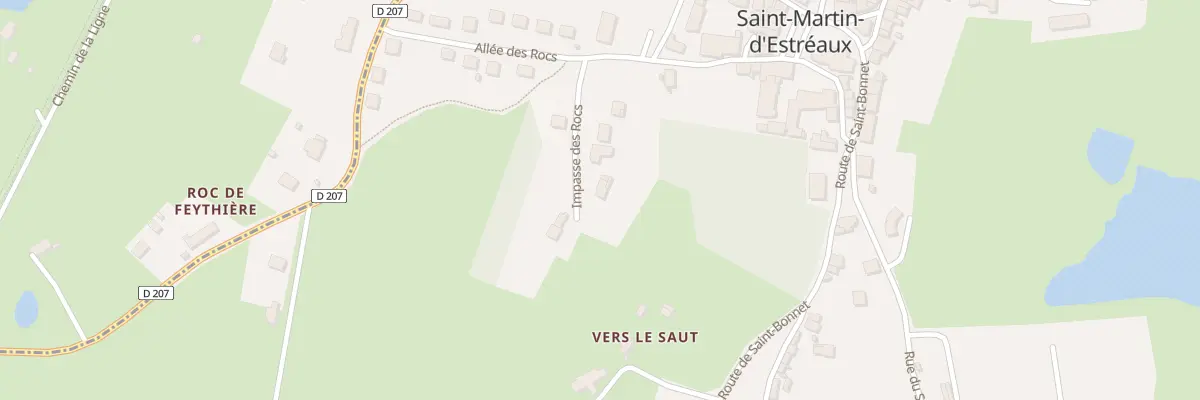 Plan du 7 Imp des Rocs à Saint-Martin-d’Estréaux