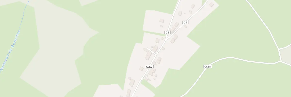 Plan du 1 Imp de la Fontaine à Bazoches