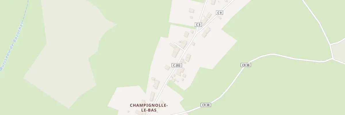Plan du 12 Voie Romaine à Bazoches