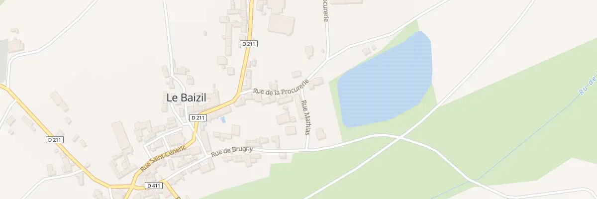 Plan du 9 Rue de la Procurerie au Baizil