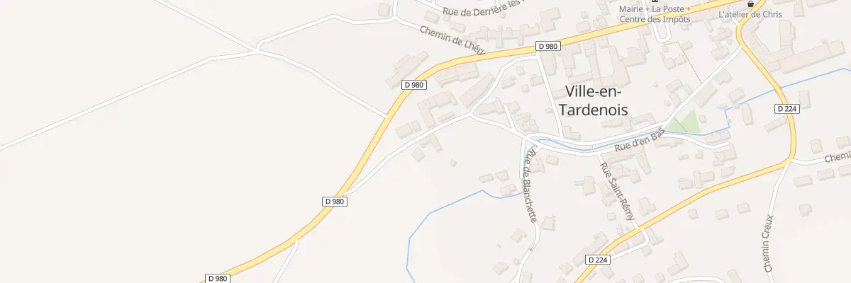 Plan du 7 Rue de Geronde à Ville-en-Tardenois