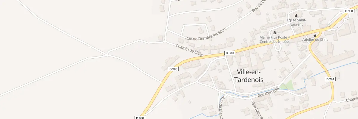 Plan du 46 Rue Charles de Gaulle à Ville-en-Tardenois
