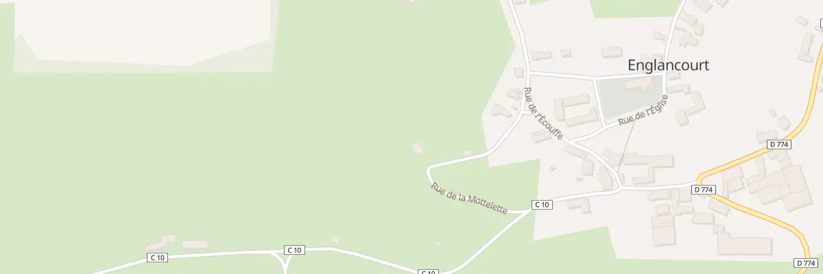 Plan du 4 Rue de la Mottelette à Englancourt