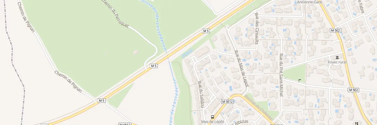 Plan du 35 Rue du Salidou à Lavérune