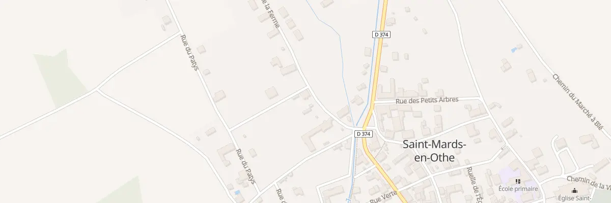 Plan du 3 Rue de la Ferme à Saint-Mards-en-Othe