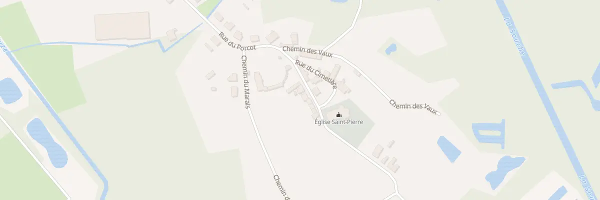 Plan du 2B Che Dit du Canal à Pierrepont