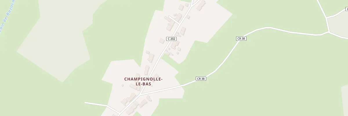 Plan du 7 Voie Romaine à Bazoches
